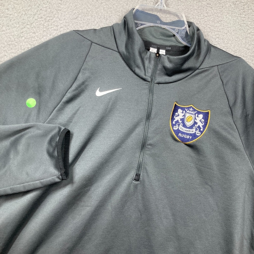 Villanova University Wildcats 1/4 Sweatshirt Adult Large Gray Nike Pullover